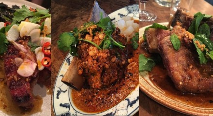 trio of curries from The Smoking Goat